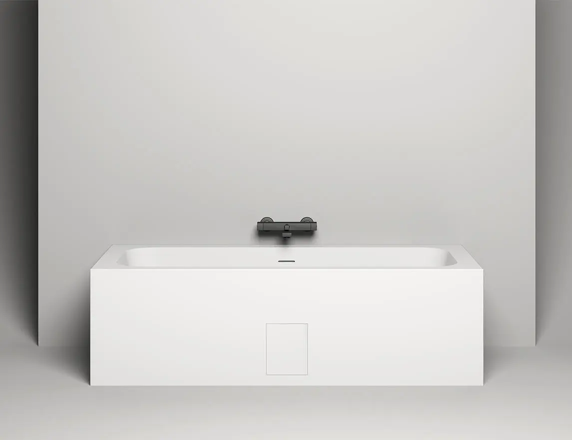 Ванна из искусственного камня Salini Orlanda Axis Kit S-Stone 190х80 103321M белая матовая, встраиваемая