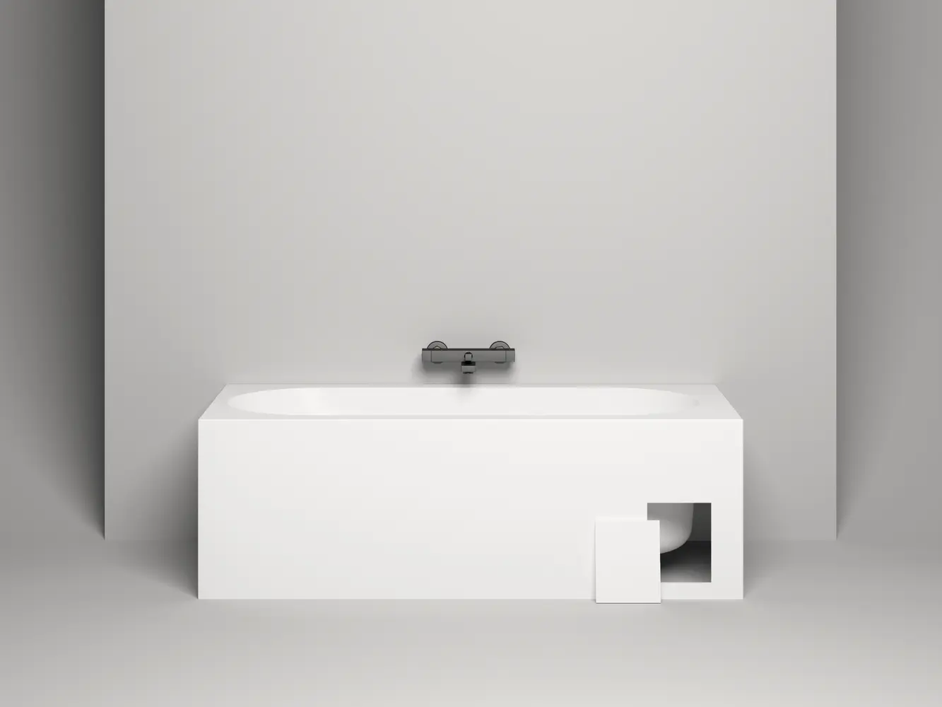 Ванна из искусственного камня Salini Ornella Kit S-Stone 170х70 102423M белая матовая, встраиваемая