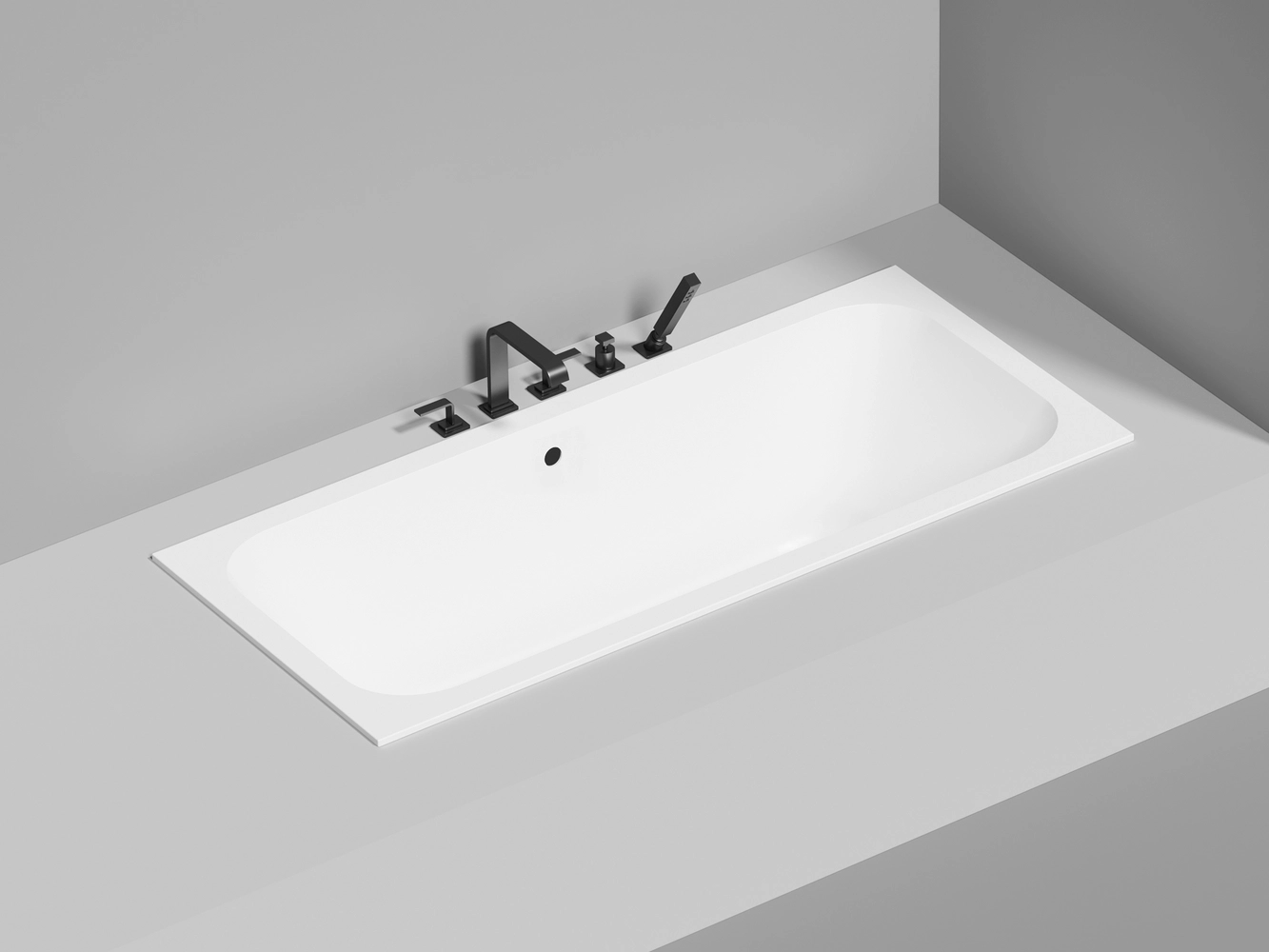 Ванна из литьевого мрамора Salini Orlanda Axis 170x75 103213M S-Sense белая матовая