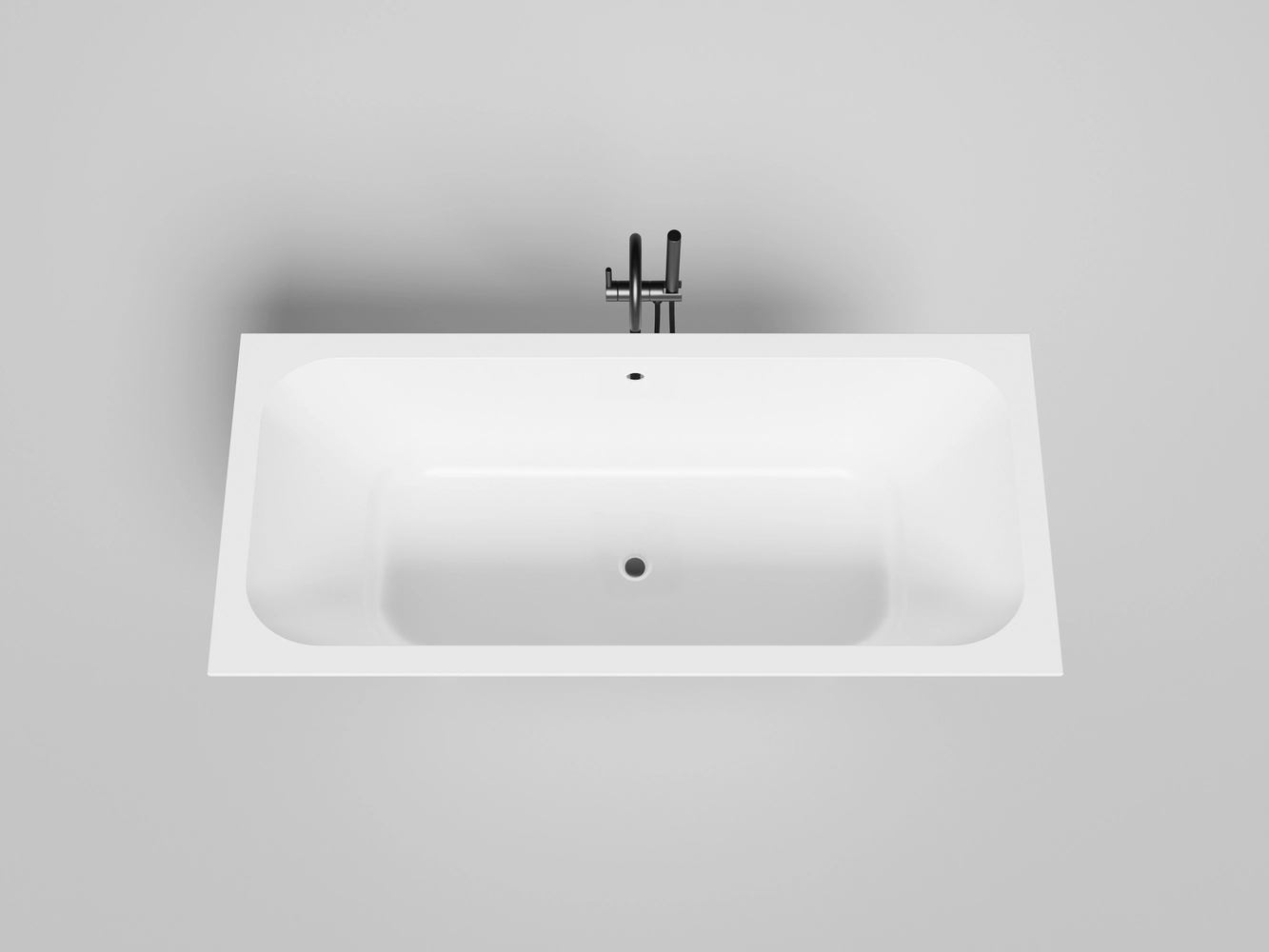 Ванна из литьевого мрамора Salini Orlanda Axis 170x75 103213M S-Sense белая матовая