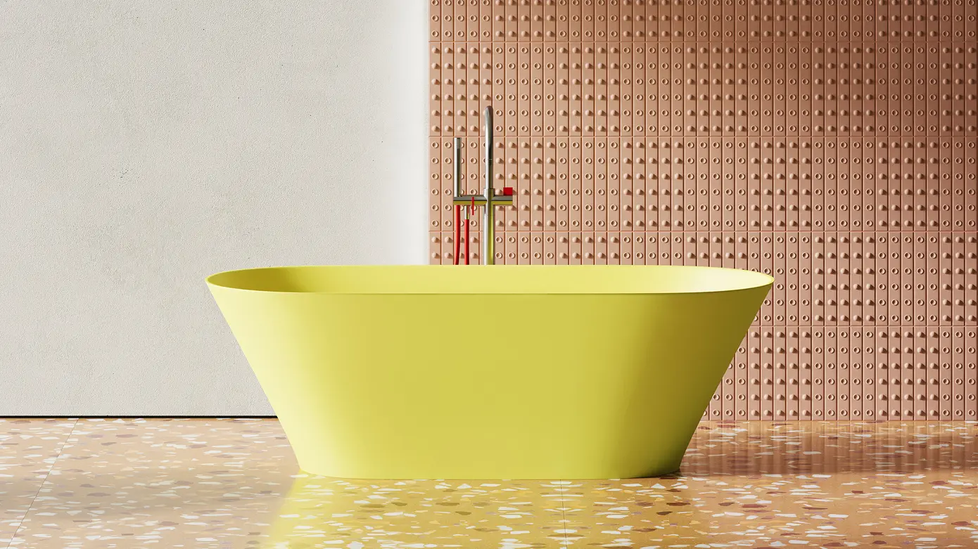 Ванна из искусственного камня Salini Mona S-Stone 170x72 102922M белая матовая, отдельностоящая