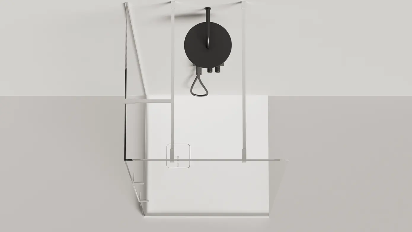 Душевой поддон Salini Oasi S-Stone 80х80 120323M белый матовый