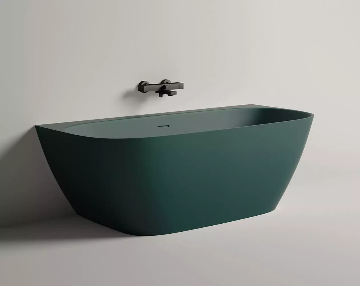 Ванна из литьевого мрамора Salini Sofia Wall S-Sense 170x80 102512G белая глянцевая, пристенная