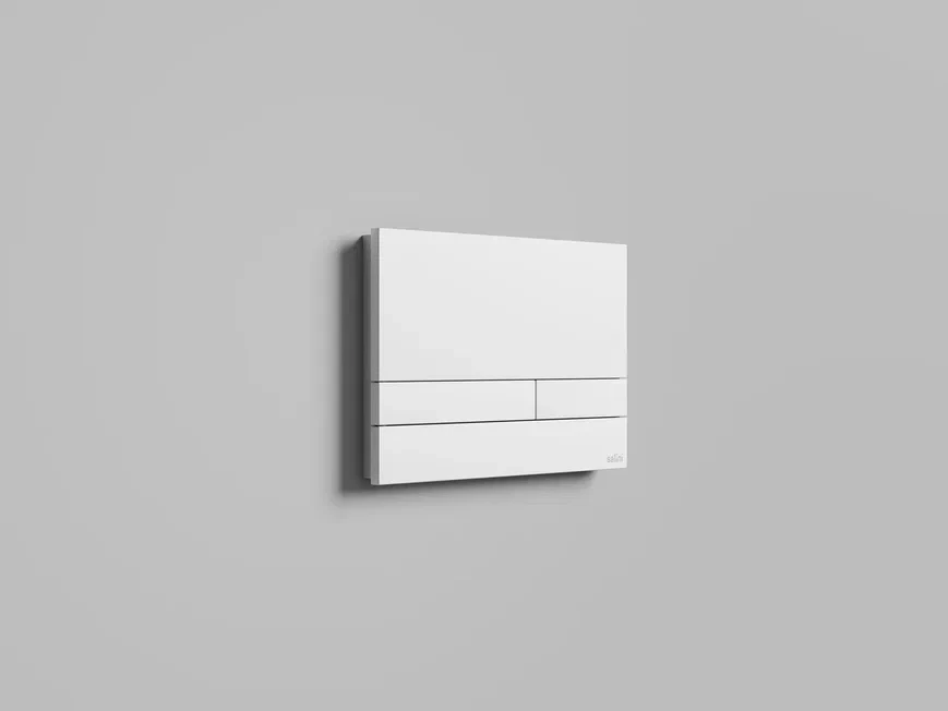 Кнопка для инсталляции Salini Puro S-Stone 30P2MST2S2M0000 белая матовая