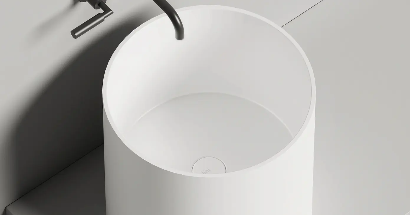 Раковина накладная Salini Armonia 04 S-Stone 130118M белая матовая