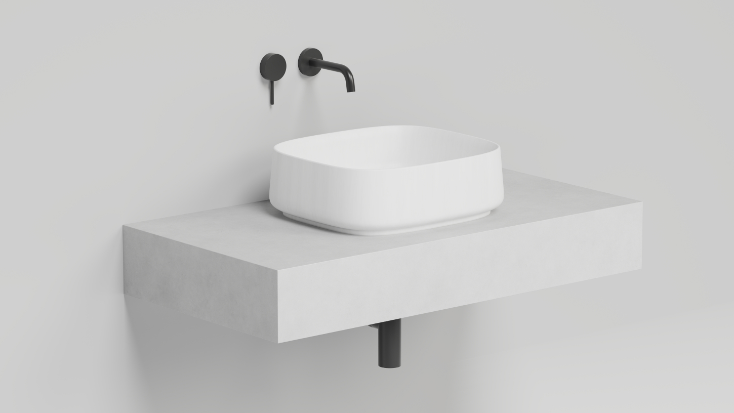 Накладная раковина S-Sense ORIENTE BOWL Матовая 1109102M