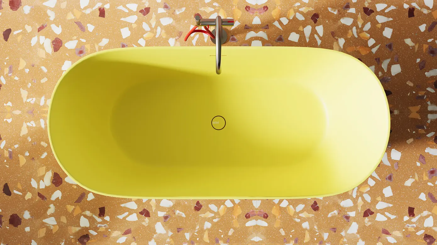 Ванна из искусственного камня Salini Mona S-Stone 170x72 102922M белая матовая, отдельностоящая