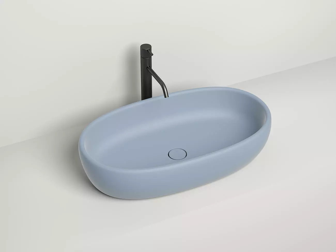 Раковина накладная Salini Luce S-Stone 70 см 110721M из искусственного камня, белая матовая