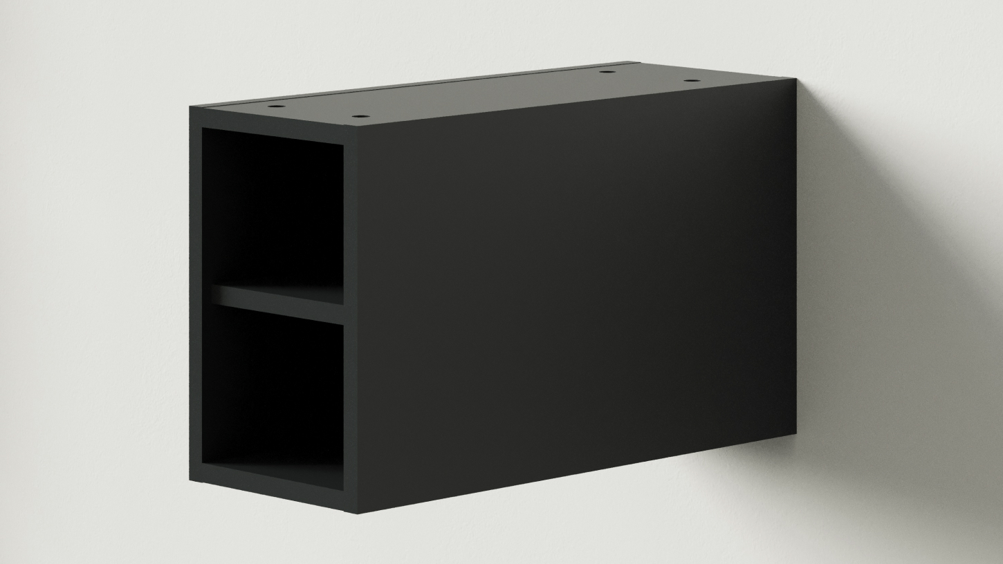 Модуль открытый подвесной TOUCH 20Х50Х32 матовая эмаль Anthracite T200O1A