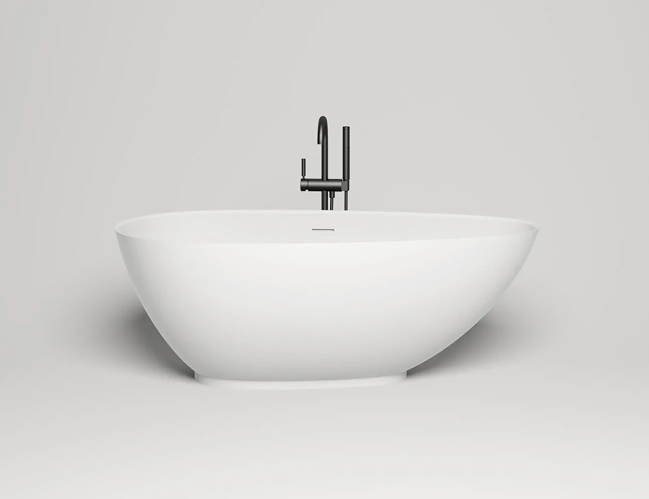 Ванна из искусственного камня Salini Paola In S-stone 172х82 101612SM белая матовая, отдельностоящая