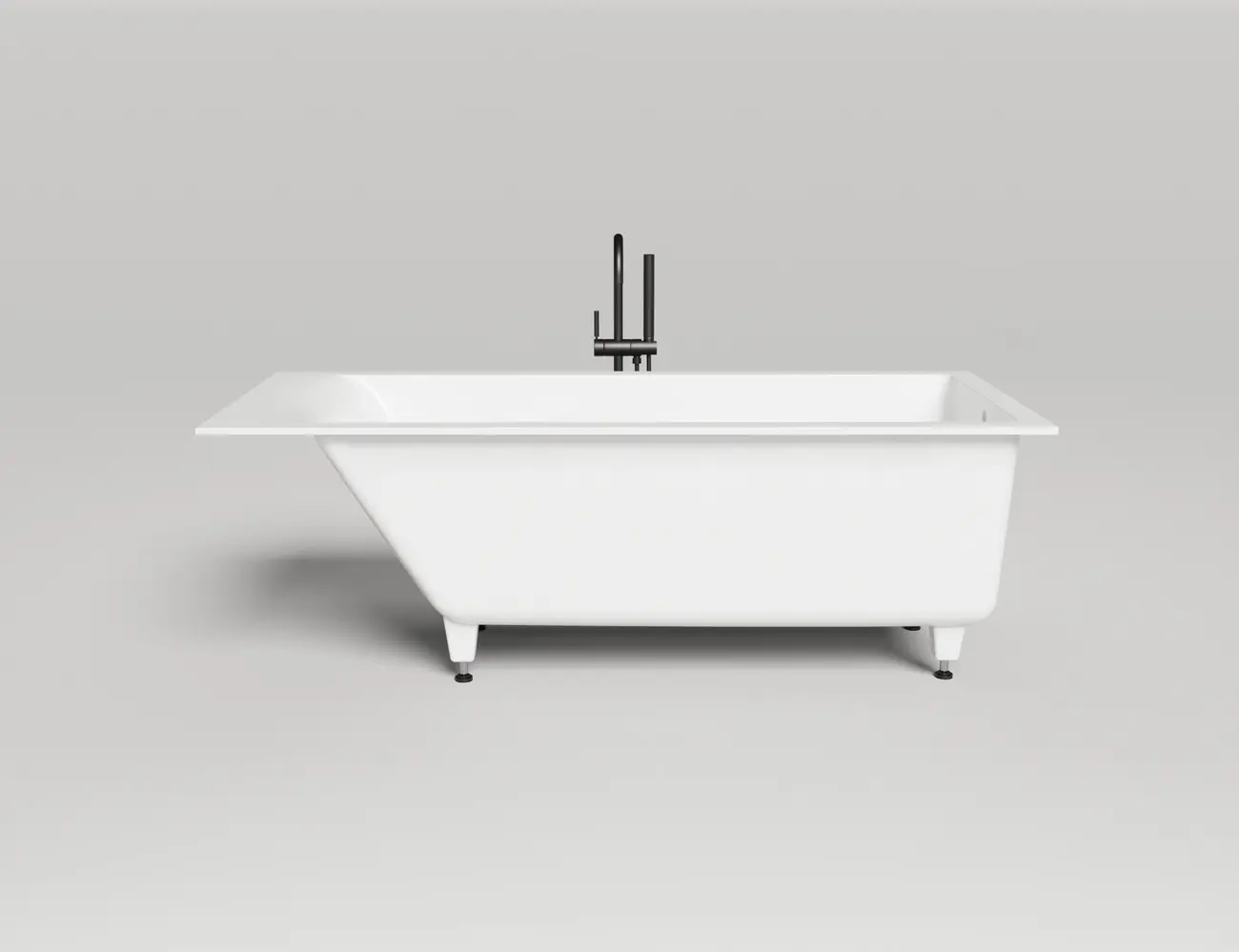 Ванна из искусственного камня Salini Cascata 104123M 170x75 S-Stone белая