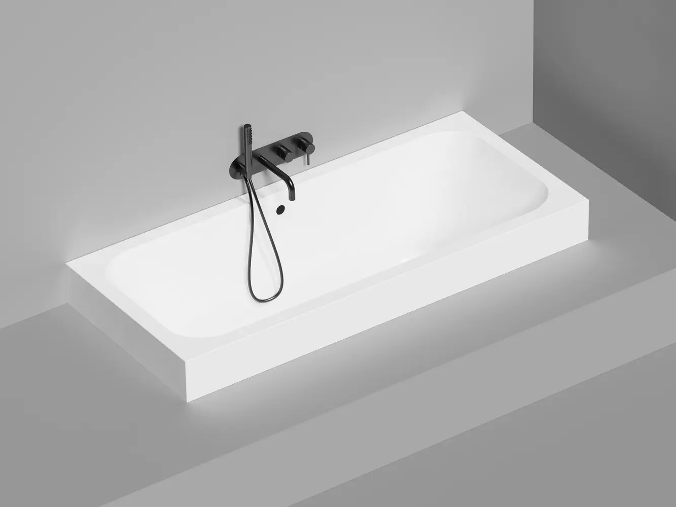 Ванна из литьевого мрамора Salini Orlanda Axis 170x75 103213G S-Sense белая глянцевая