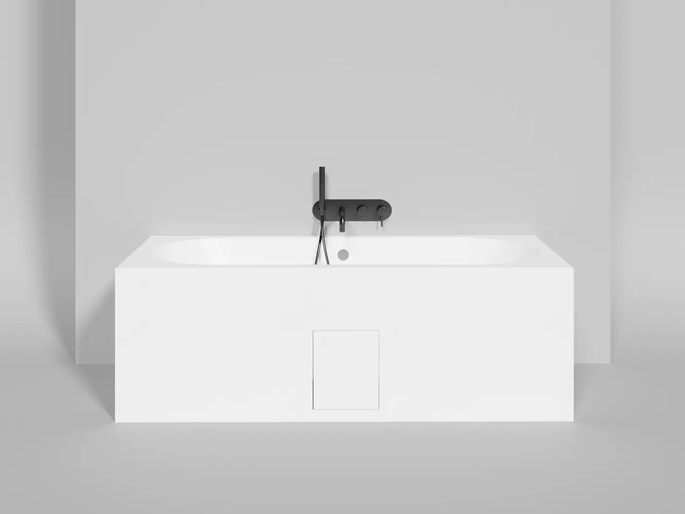 Ванна из искусственного камня Salini Ornella Axis 170x75 103423M S-Stone белая матовая