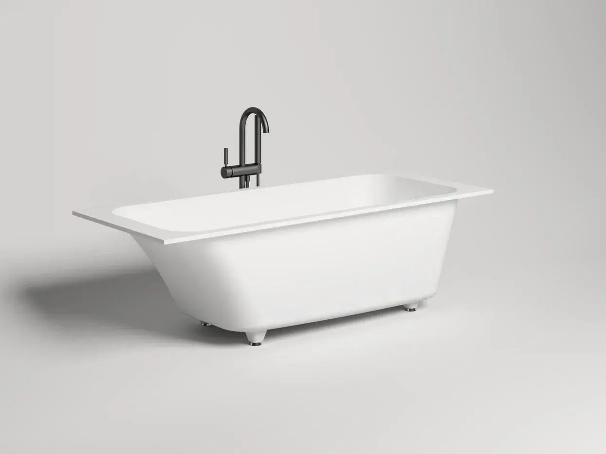 Ванна из искусственного камня Salini Orlanda S-stone 160x70 102025M белая матовая, встраиваемая