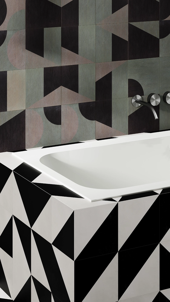 Ванна из литьевого мрамора Salini Orlanda Axis Kit 170x75 103313G S-Sense белая глянцевая