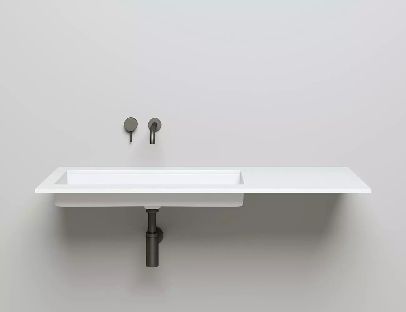 Раковина встраиваемая снизу Salini Marea 10 S-Stone 75 см 1802210M из искусственного камня, белая матовая