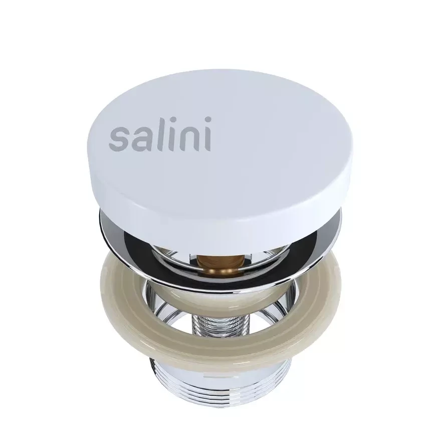 Донный клапан Salini для ванны S-Stone 152301M белый матовый
