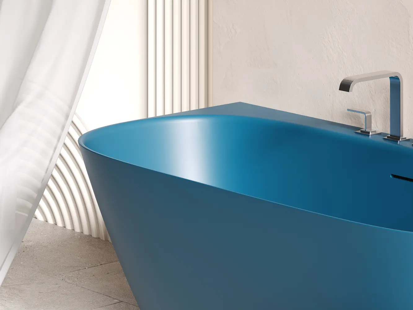 Ванна из искусственного камня Salini Sofia Wall S-Stone 160x80 102527M белая матовая, пристенная