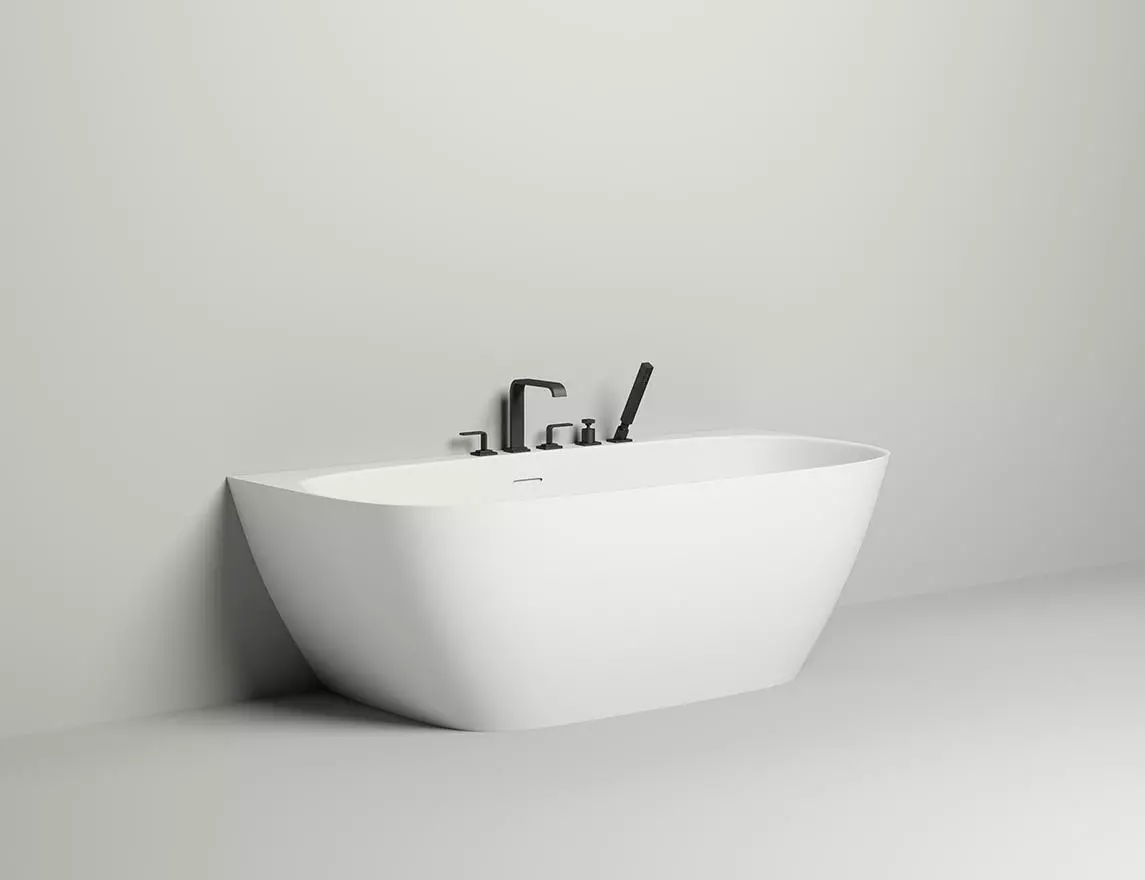 Ванна из искусственного камня Salini Sofia Wall S-Stone 180x85 102523M белая матовая, пристенная