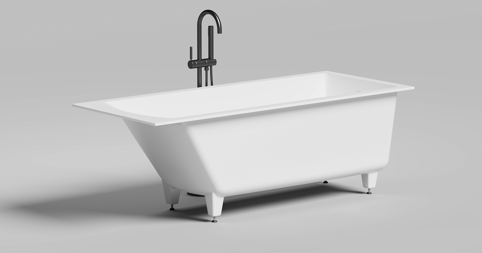 Встраиваемая ванна S-Sense CASCATA KIT 170x70 Глянцевая 104813G