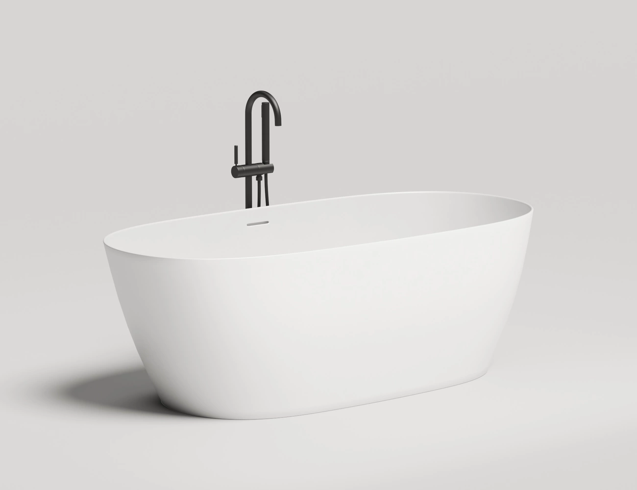 Ванна из искусственного камня Salini Sofia 170х80 102526M S-Stone белая матовая