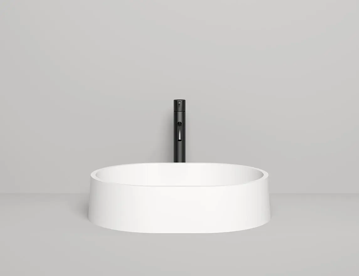 Раковина накладная Salini Gloria 10 S-Stone 56 см 1102211M из искусственного камня, матовая белая