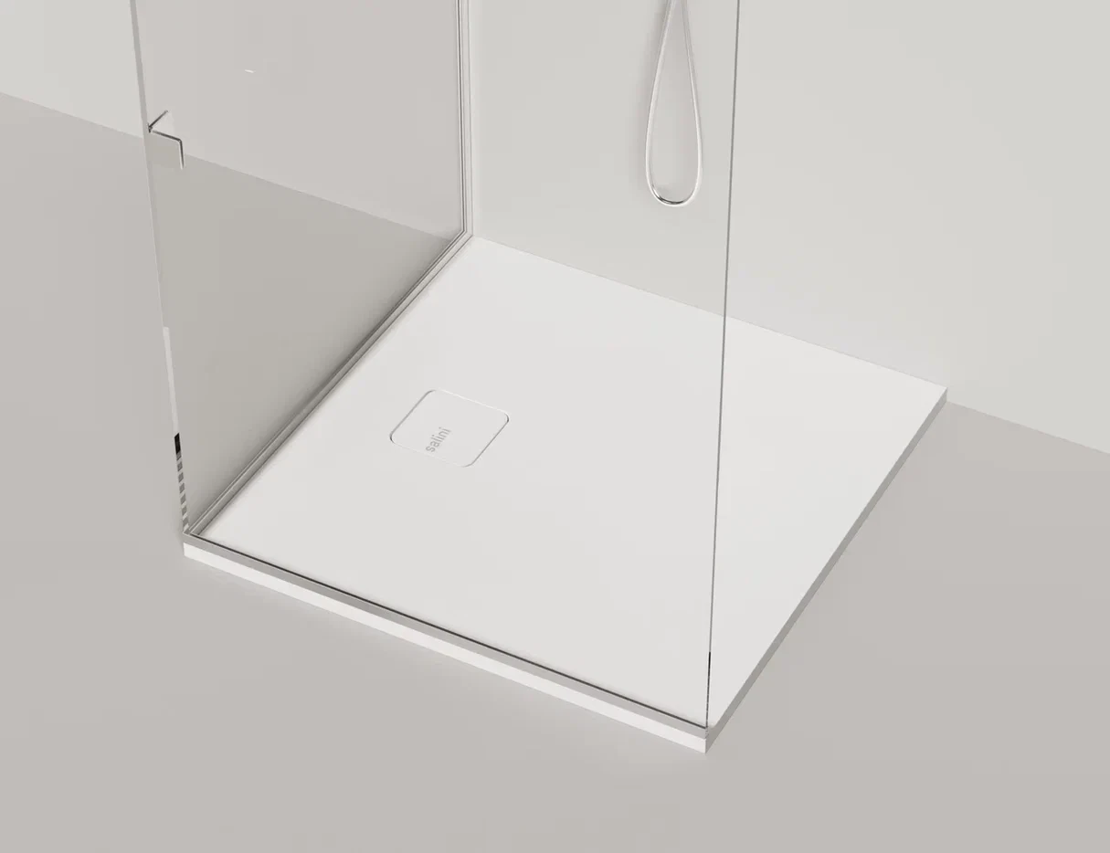 Душевой поддон Salini Oasi S-Stone 90x90 120321M из искусственного камня, белый матовый
