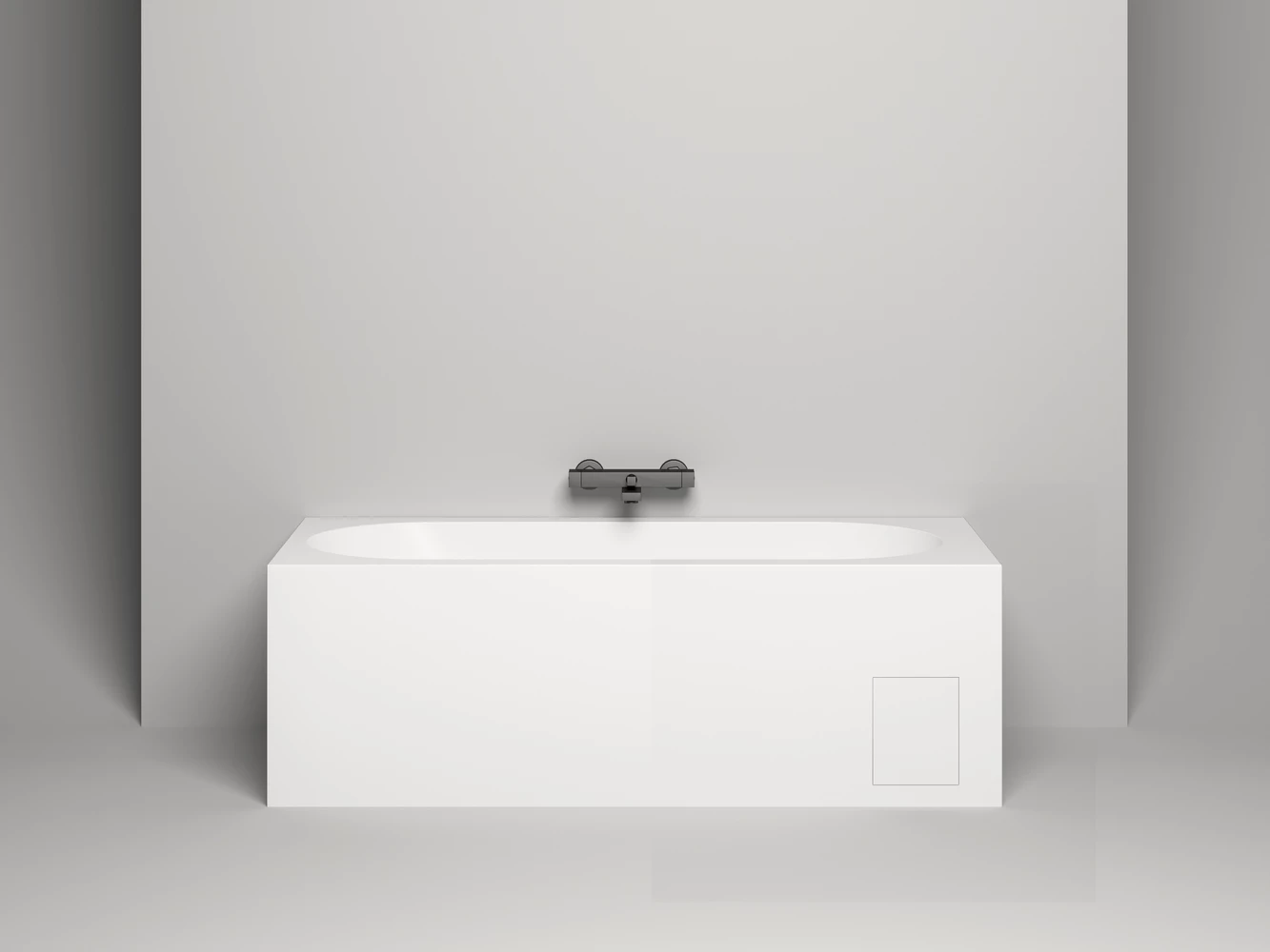 Ванна из литьевого мрамора Salini Ornella S-sense 170х70 102313G белая глянцевая, встраиваемая