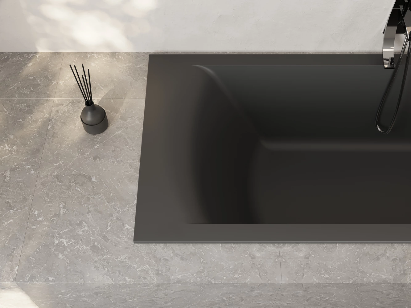 Ванна из искусственного камня Salini Cascata 104113G 170x75 S-Sense белая