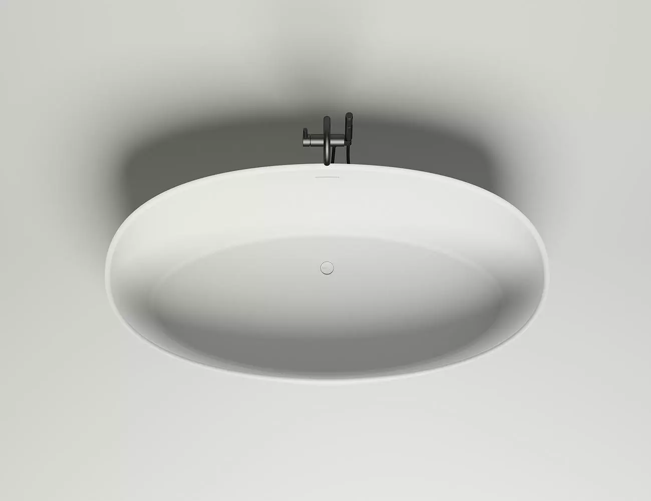 Ванна из искусственного камня Salini Alda S-stone 161х70 101924M белая матовая, отдельностоящая