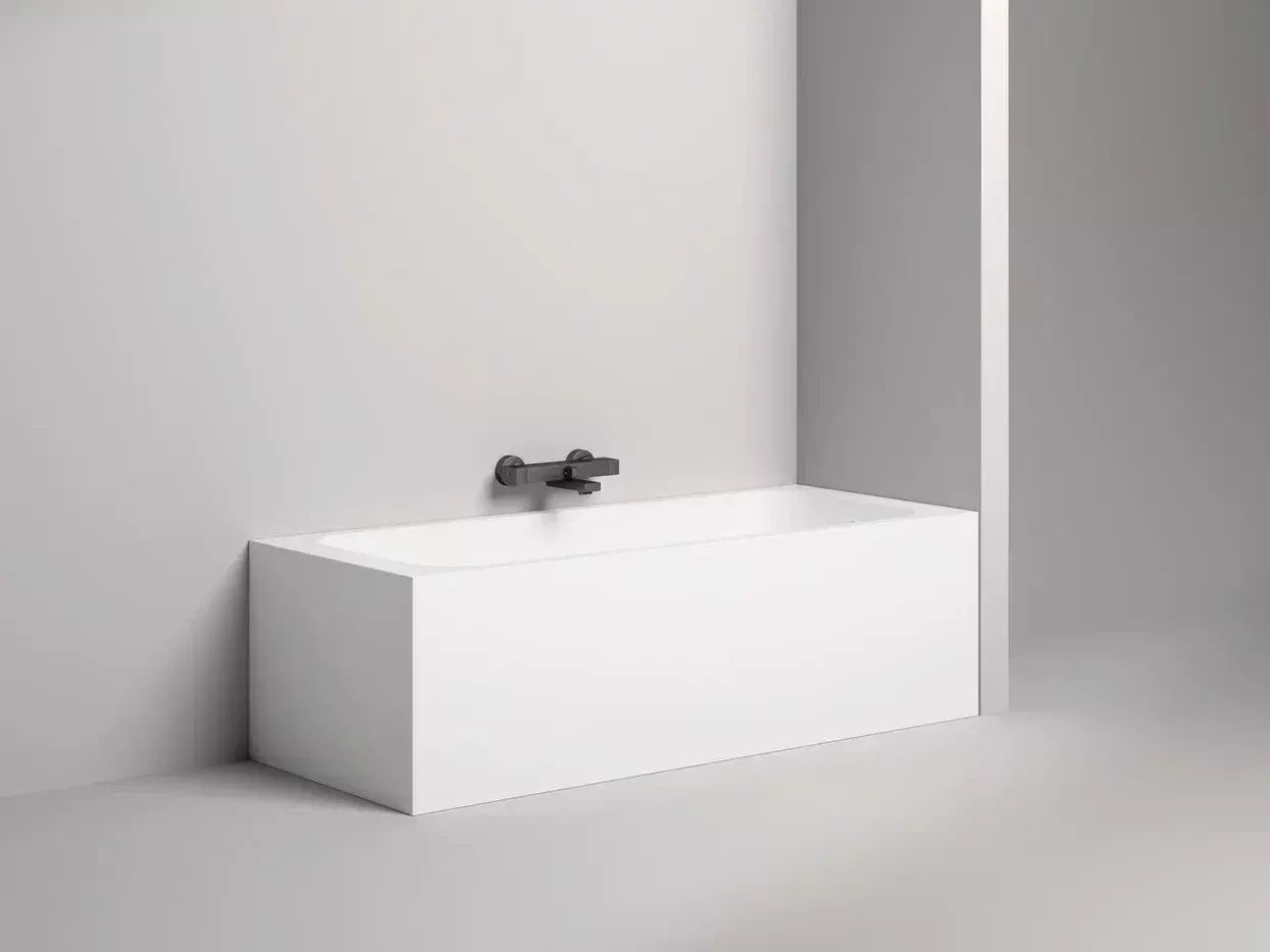Ванна из литьевого мрамора Salini Orlanda S-Sense 170x70 102011G белая глянцевая, встраиваемая