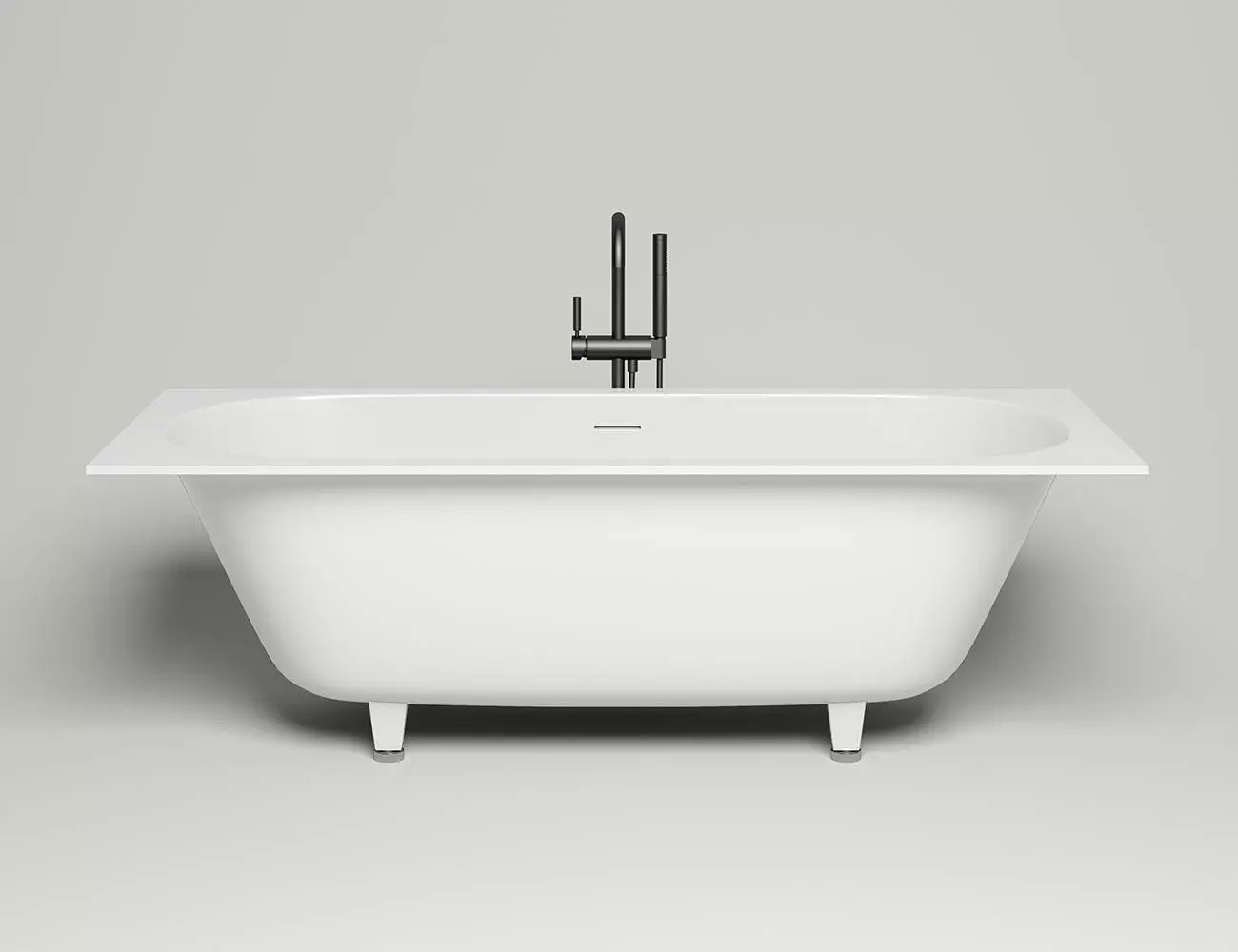 Ванна из искусственного камня Salini Ornella Axis Kit S-Stone 190х90 103522M белая матовая, встраиваемая