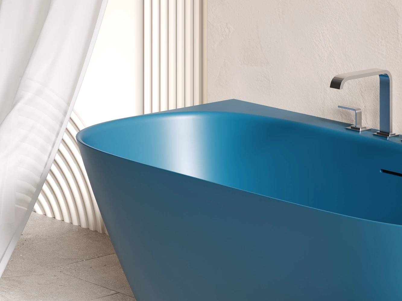 Ванна из литьевого мрамора Salini Sofia Wall S-sense160x80 102517G белая глянцевая, пристенная