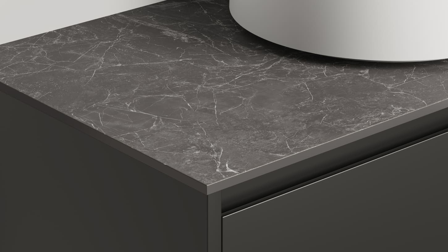 Столешница 1800 мм GRES Керамогранит NERO GRECO Матовая KM180.50.2.174