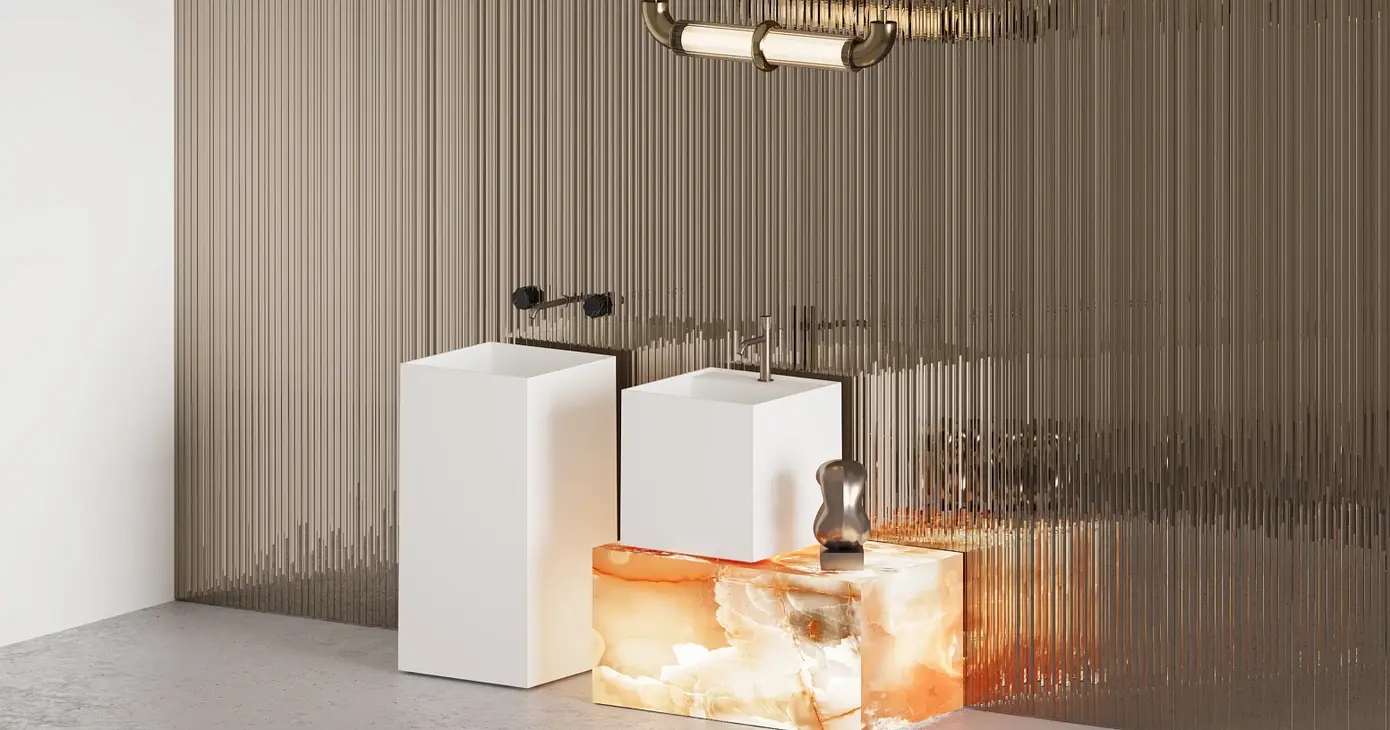 Раковина напольная Salini Armonia Square 01 S-Stone 130521M белая матовая