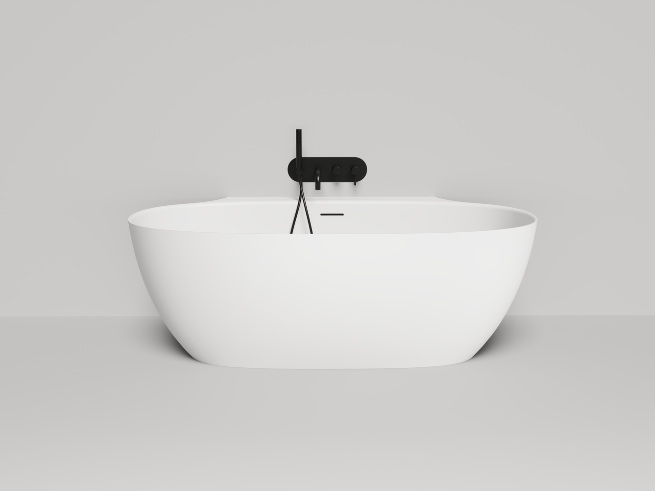 Ванна из искусственного камня Salini Alda Wall S-Stone 170х90 белая матовая