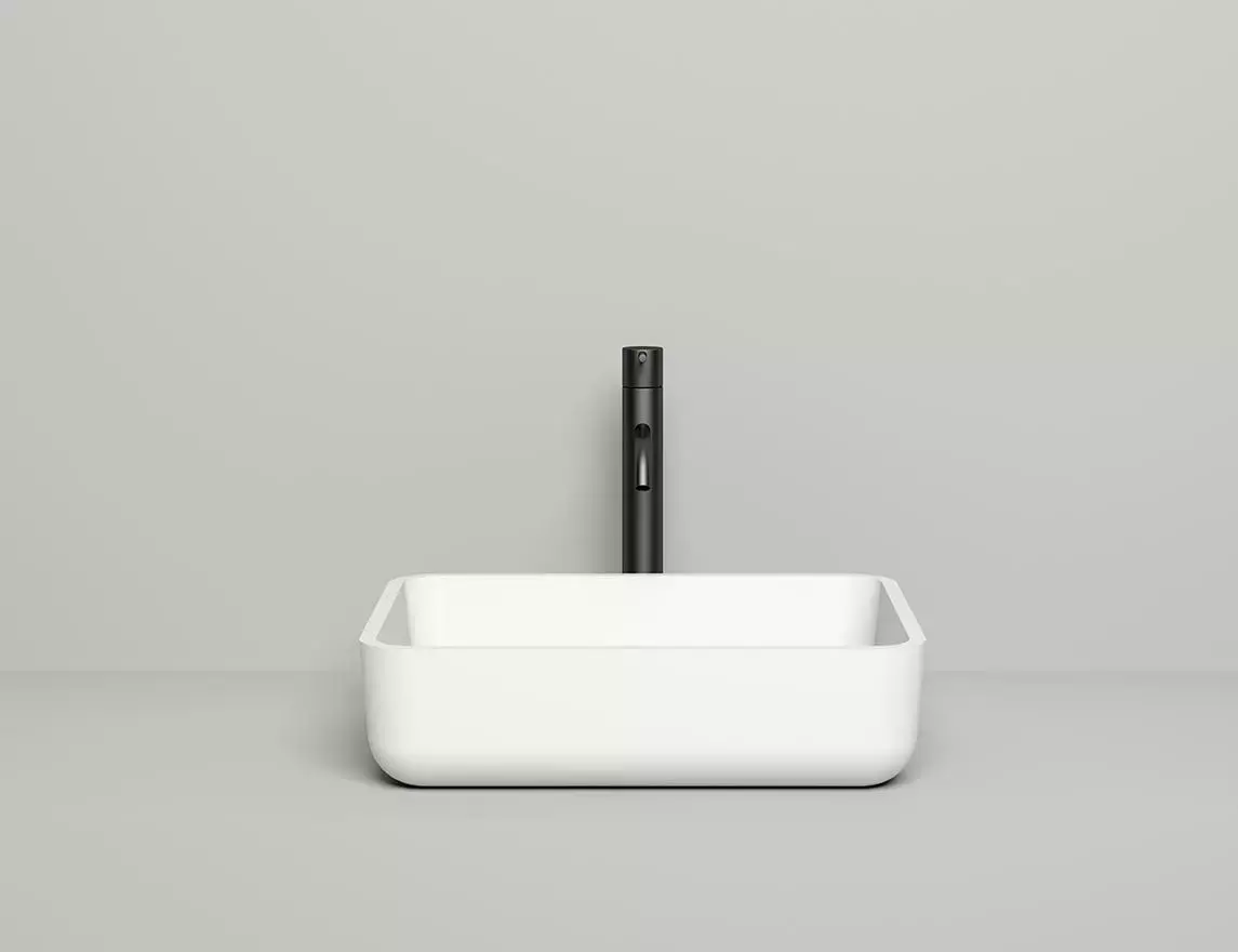 Раковина накладная Salini Gloria 09 S-Stone 48 см 1102209M из искусственного камня, матовая белая