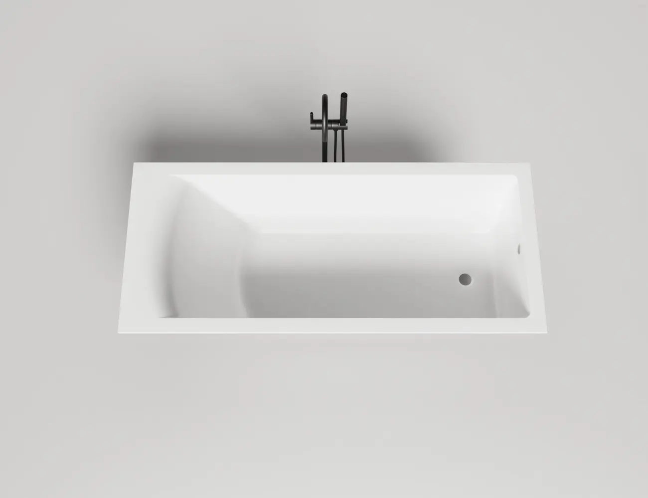 Ванна из искусственного камня Salini Cascata 104123M 170x75 S-Stone белая