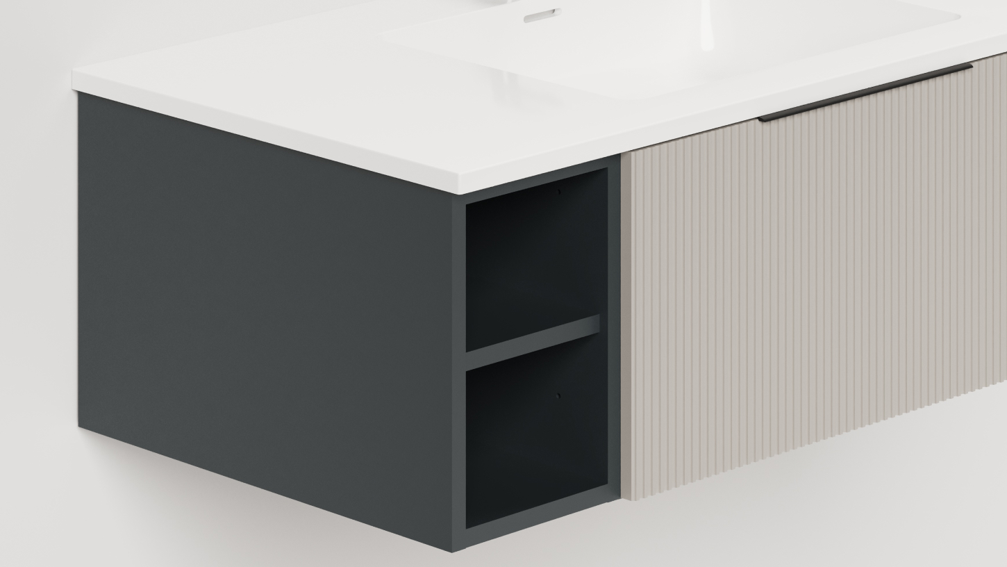 Модуль открытый подвесной TOUCH 20Х50Х32 матовая эмаль Anthracite T200O1A