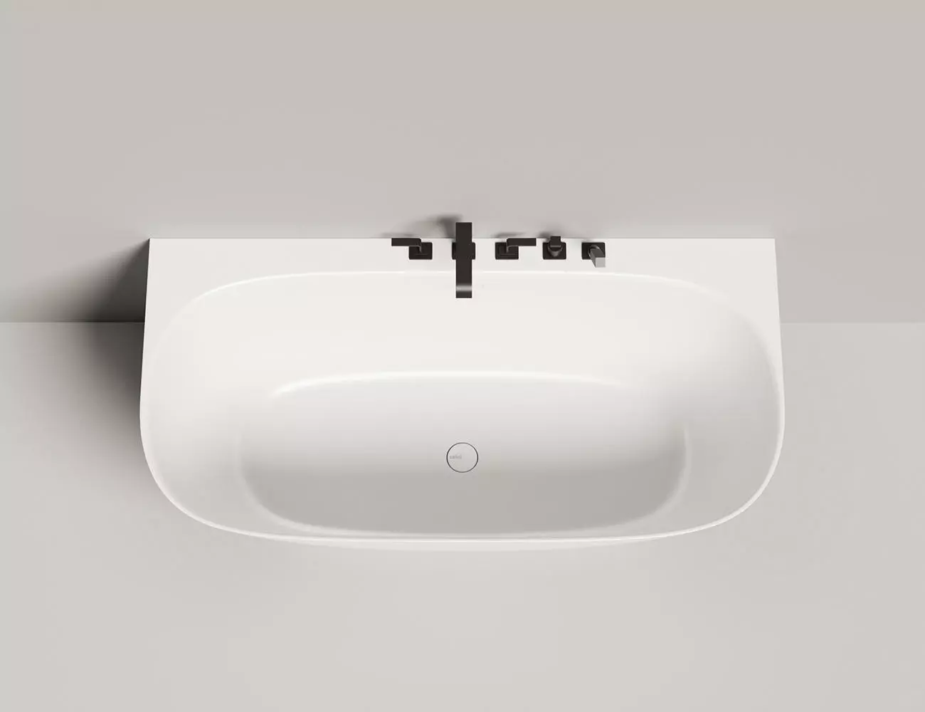 Ванна из литьевого мрамора Salini Sofia Wall S-sense160x80 102517G белая глянцевая, пристенная