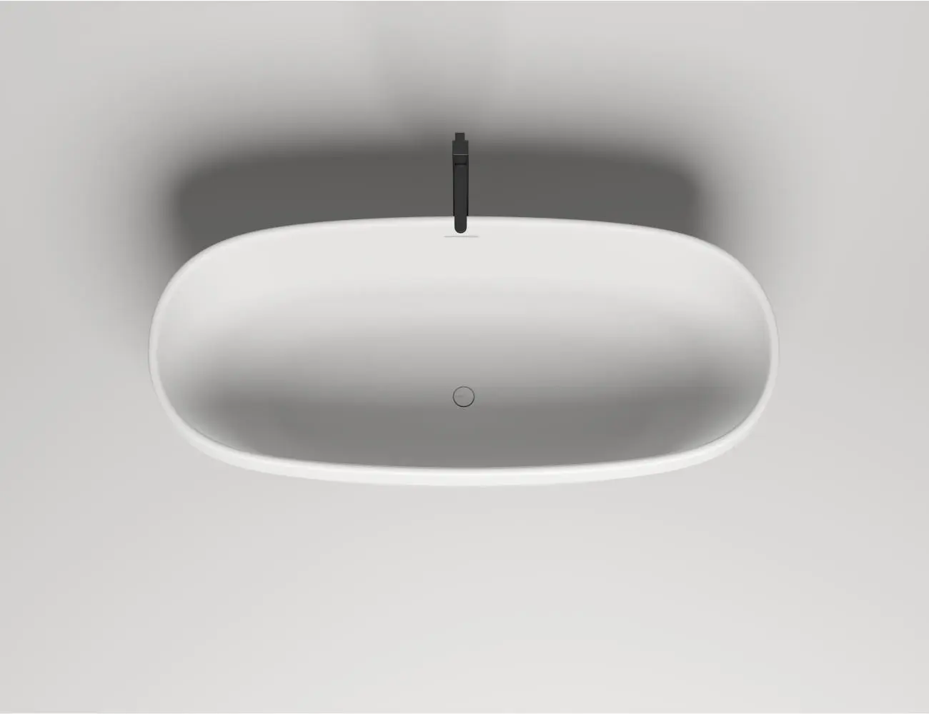 Ванна из искусственного камня Salini Greca S-stone 180х80 103121M белая матовая, отдельностоящая