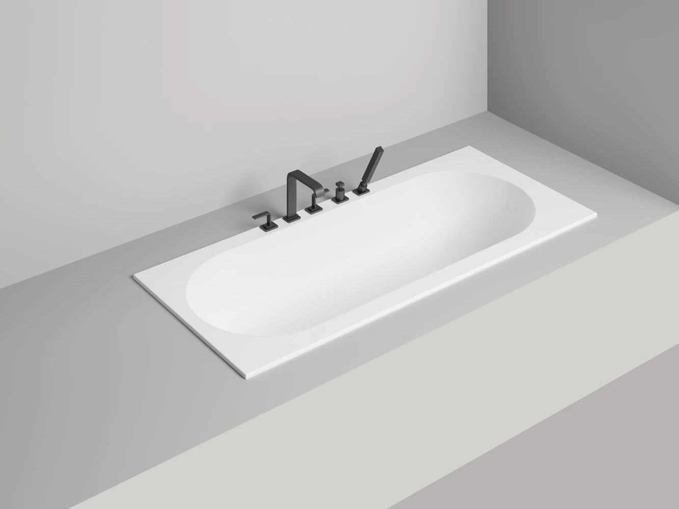 Ванна из литьевого мрамора Salini Ornella S-sense 170х70 102313G белая глянцевая, встраиваемая