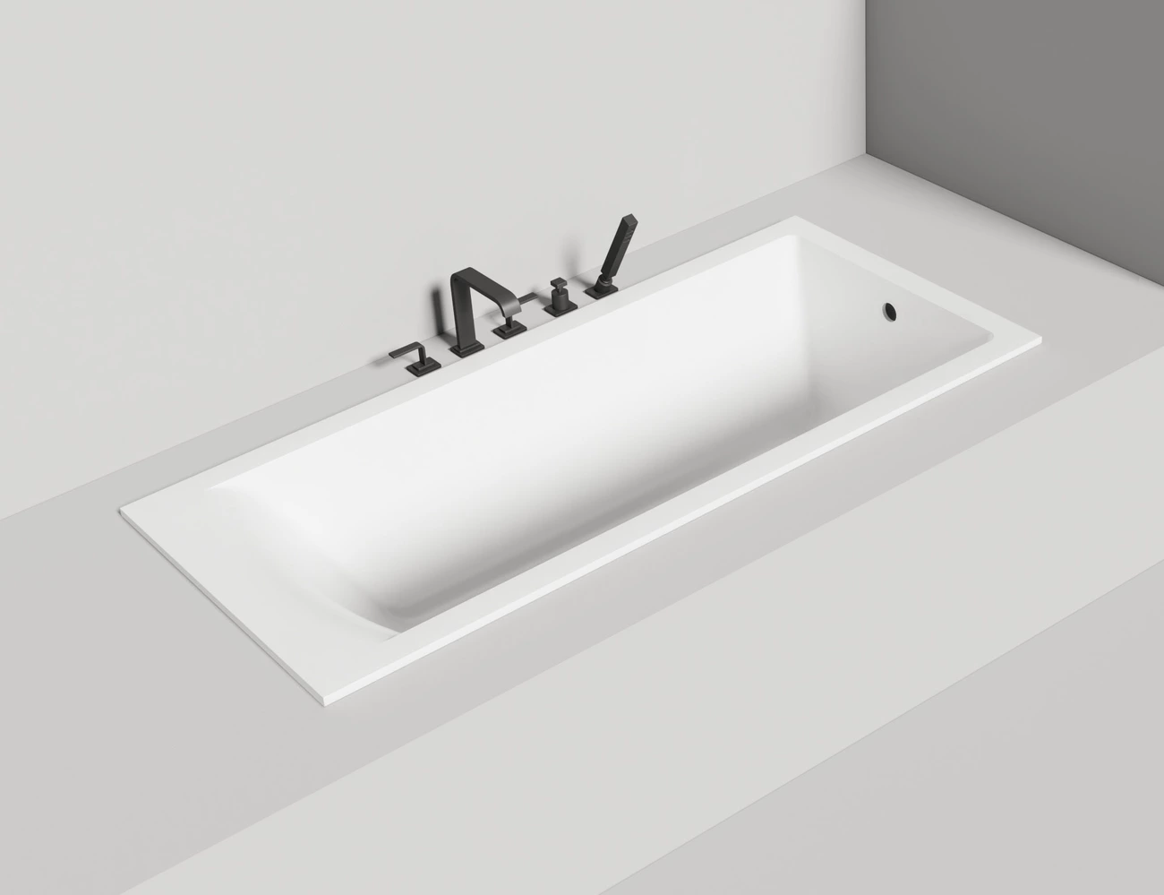 Ванна из искусственного камня Salini Cascata 104113G 170x75 S-Sense белая