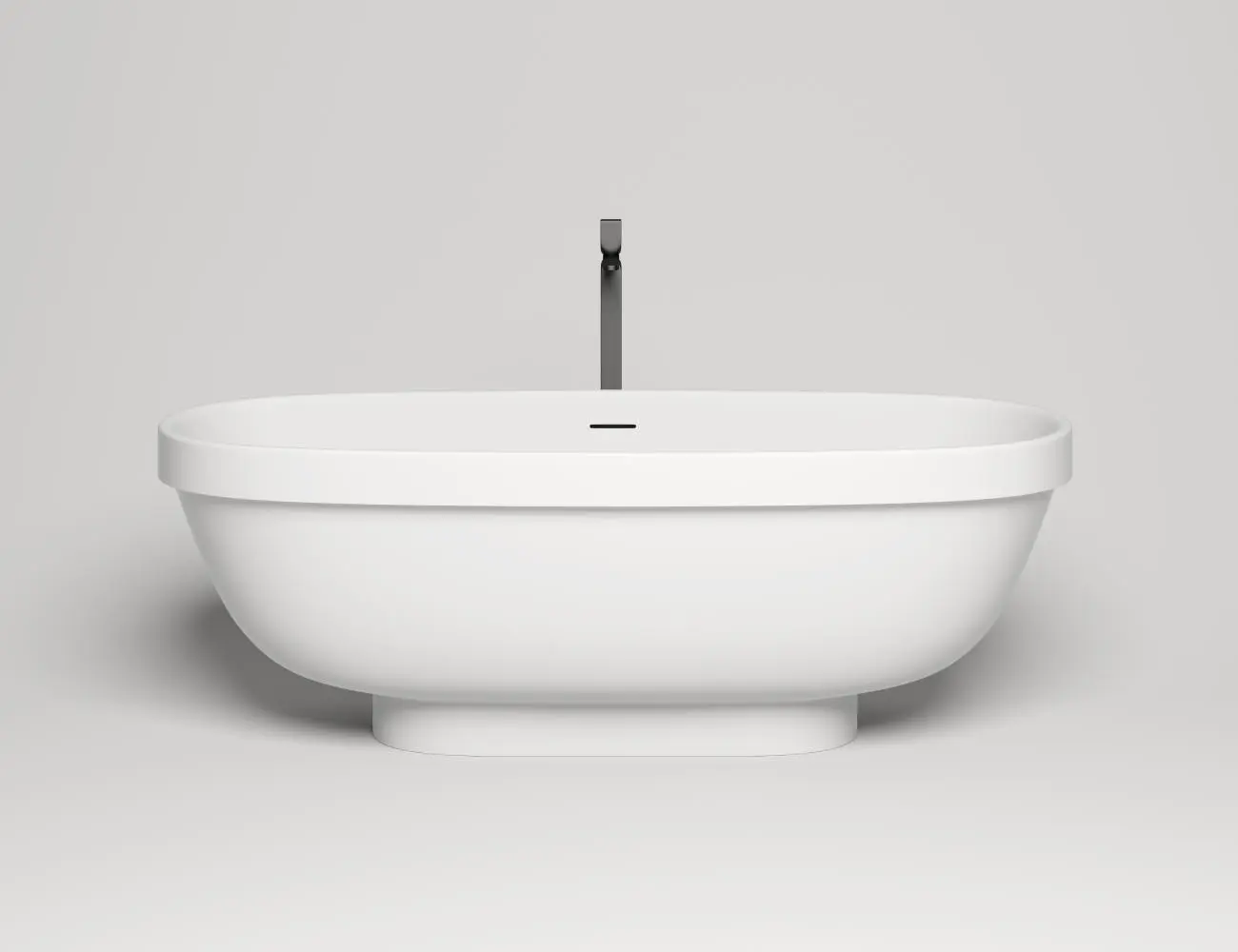 Ванна из искусственного камня Salini Greca S-stone 180х80 103121M белая матовая, отдельностоящая