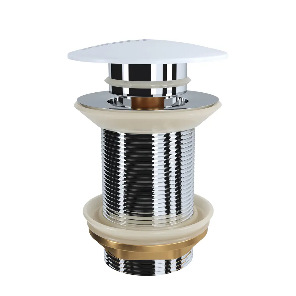 Донный клапан Salini для раковины S-Sense 162202G белый глянцевый